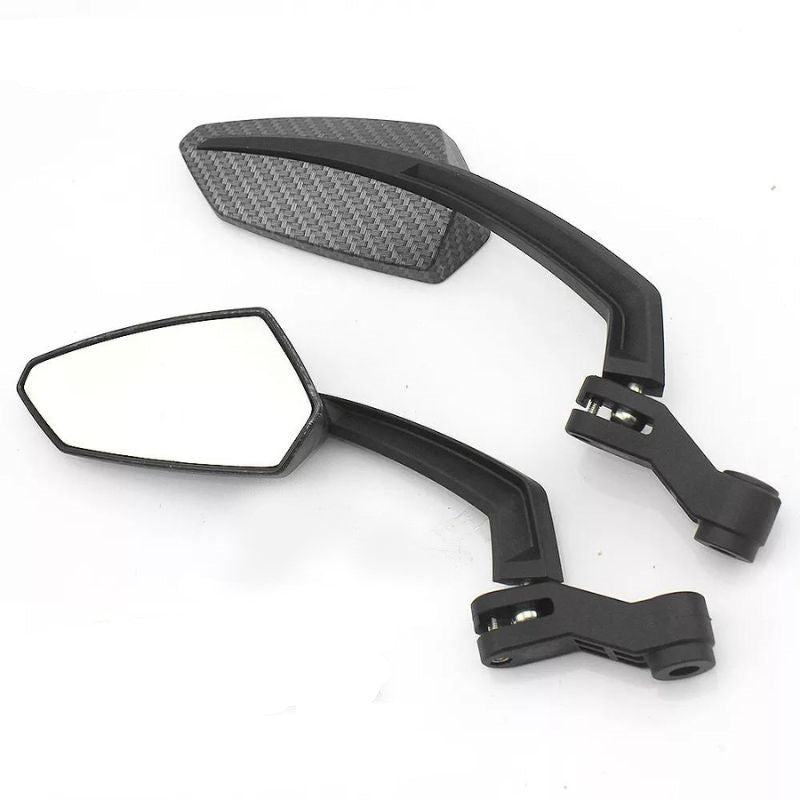 Rétroviseurs en carbone pour moto et scooter