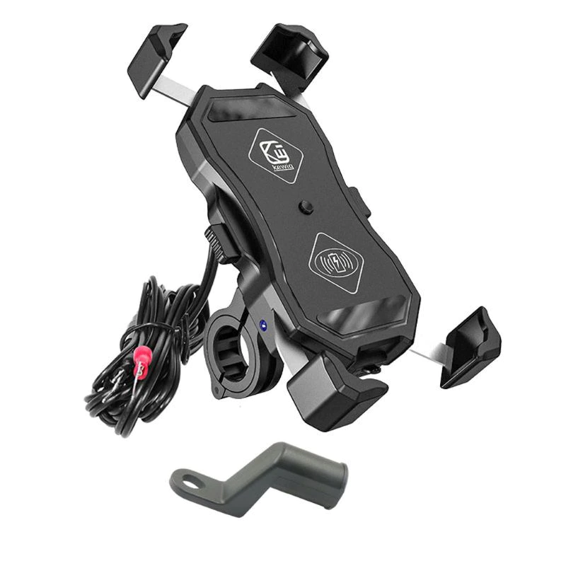 Support de téléphone moto- chargeur induction