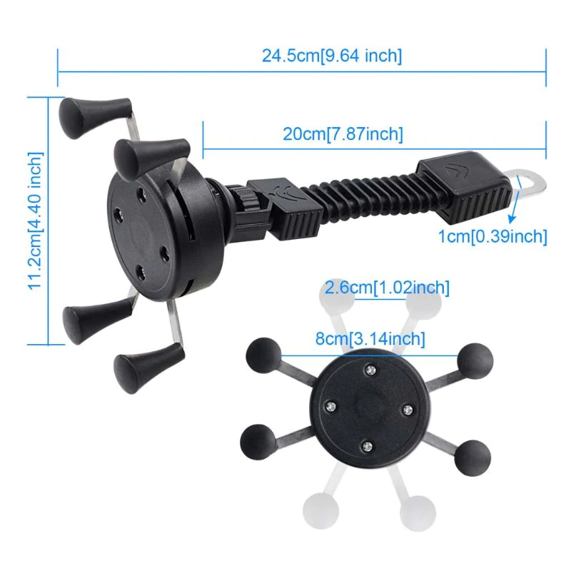 Support de téléphone pour moto