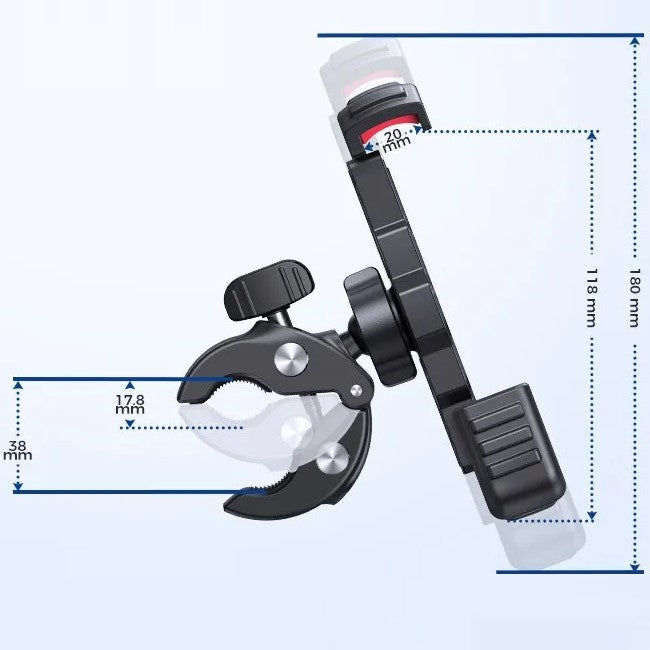 Support téléphone moto installation rapide