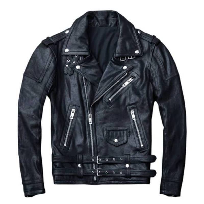 Veste biker homme - live free