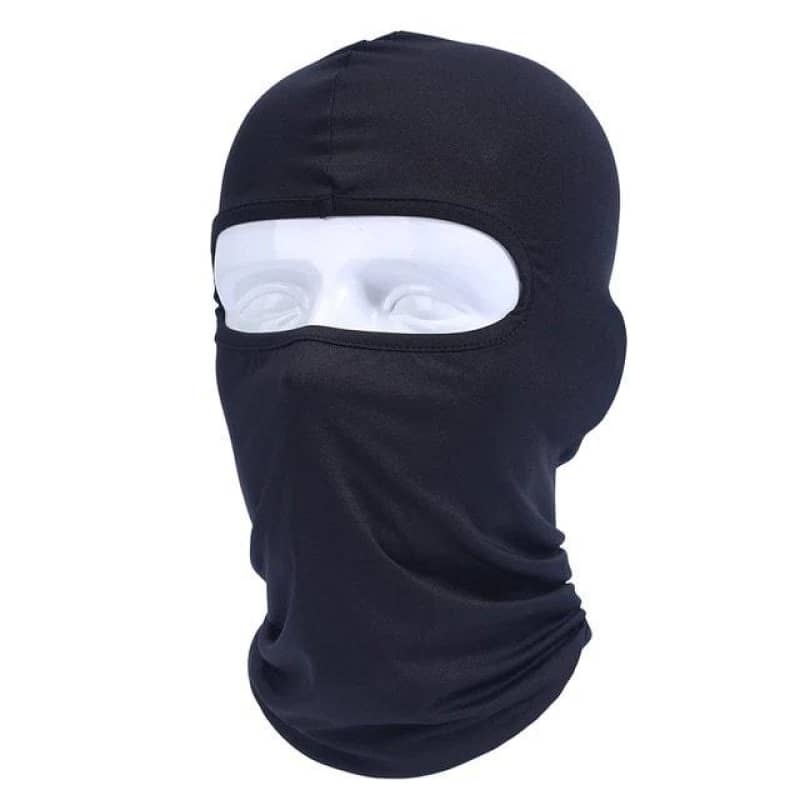 Cagoule moto bleu marine