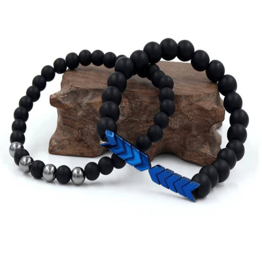 Bracelet biker à perle