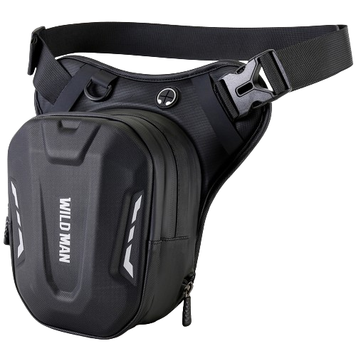 Sacoche de jambe moto tissu renforcé