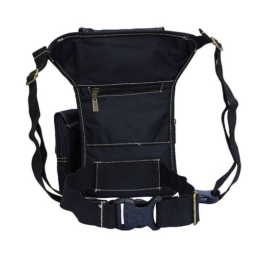 Sacoche de jambe moto vintage