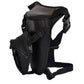 Sacoche de jambe moto en fibre de carbone
