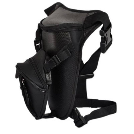 Sacoche de jambe moto en fibre de carbone