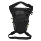 Sacoche de jambe moto en fibre de carbone